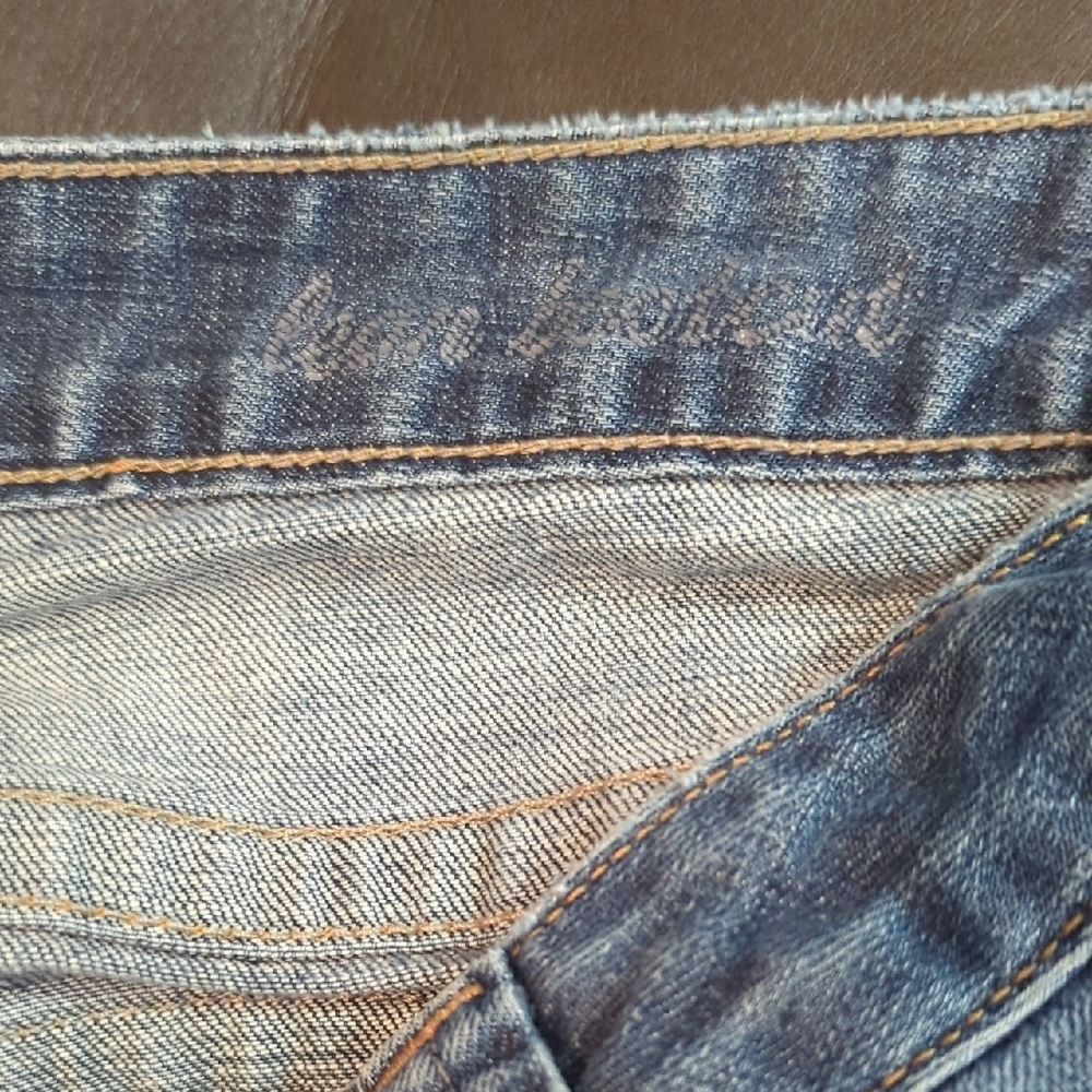 Calvin Klein Medium Wash‎ Flare Jeans Women's Size 14 Boho Retro - Picture 5 of 11